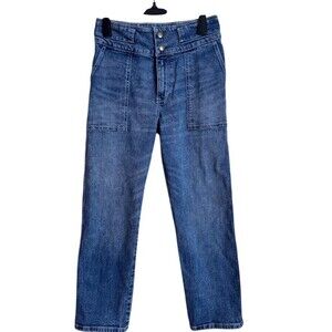 Abercrombie & Fitch Jeans Womens 8 Ultra High Rise Straight Medium Wash